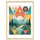 Geometric Convergence: A Mosaic of the Alpine Wilderness thumbnail