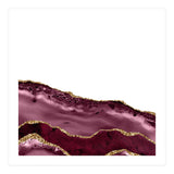 Burgundy & Gold Agate Texture 24  (Print Only) thumbnail