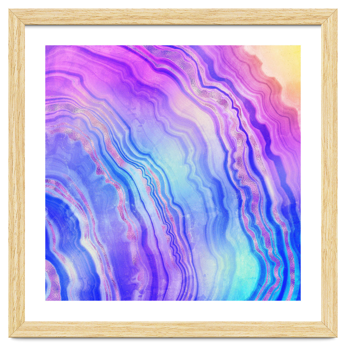 Neon Agate Texture 07