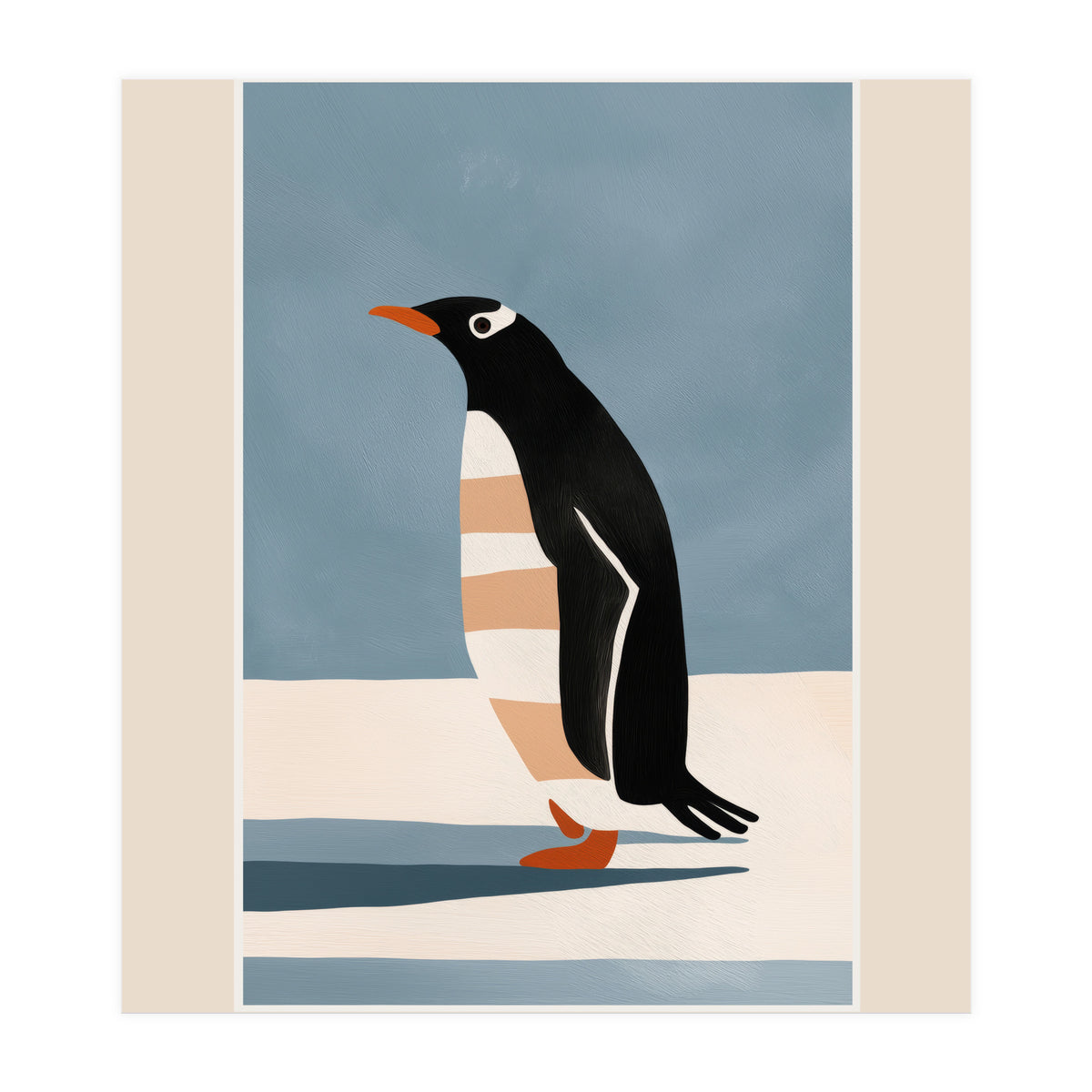 Penguin On Ice (Print Only)