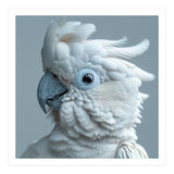 White Cockatoo Bird Portrait Close Up (Print Only) thumbnail