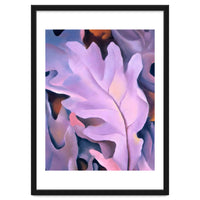 Georgia O’Keeffe – Purple Leaves (1922) | Elegant Botanical Modernist Composition in Rich Violet Tones