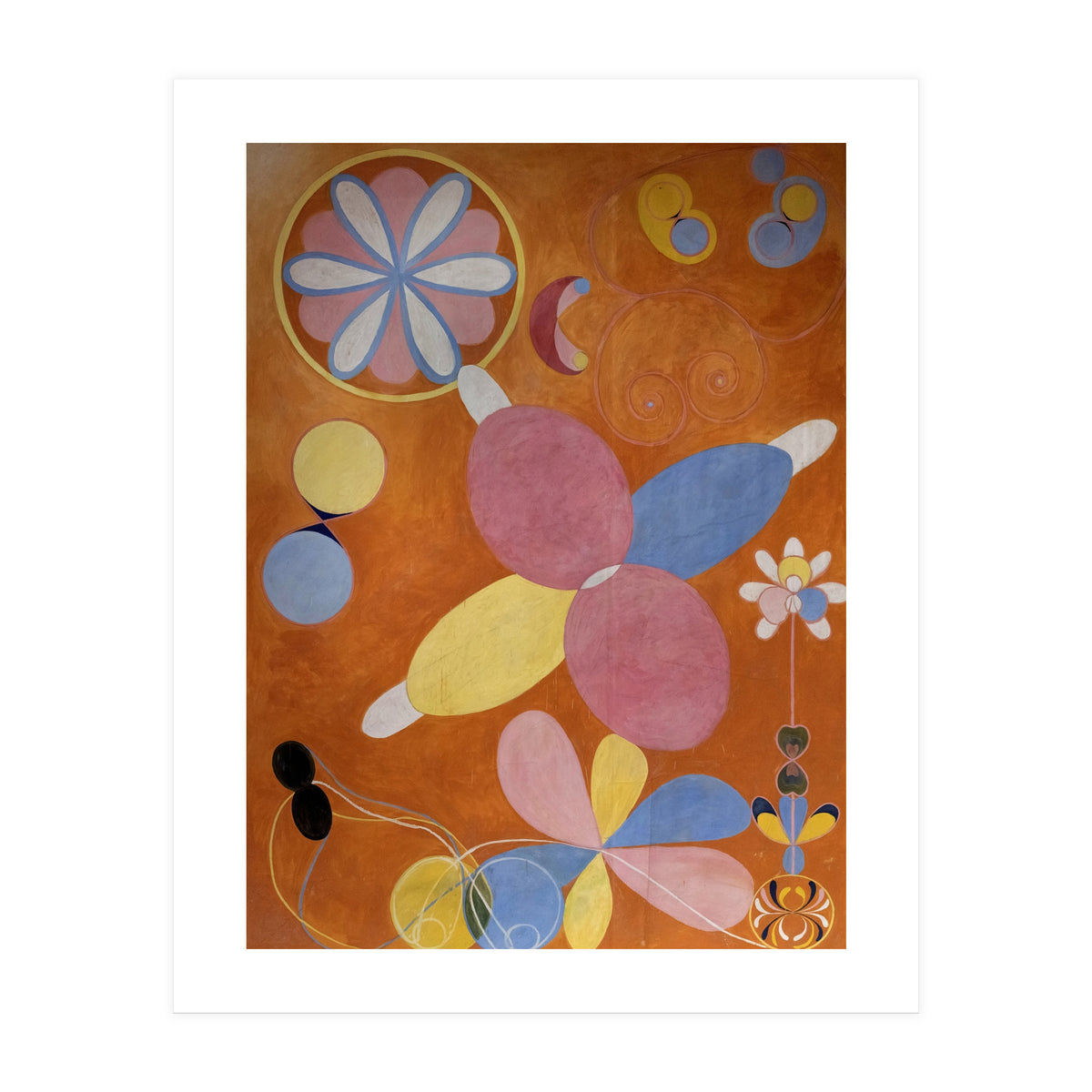 Hilma af Klint - The Ten Largest No 4 Youth Abstract Spiritual Art (Print Only)