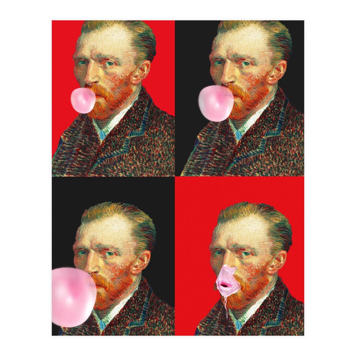 Vincent Gum Explosion (Print Only)