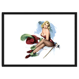 Pinup Sexy Girl Posing In Zorro Costume thumbnail