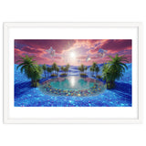 Oasis of Dreams: Surreal Tropical Landscape thumbnail