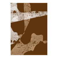 Brown Abstract Minimalist (Print Only)