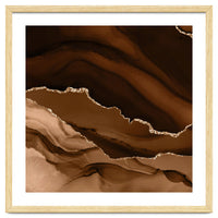 Brown & Gold Agate Texture 12