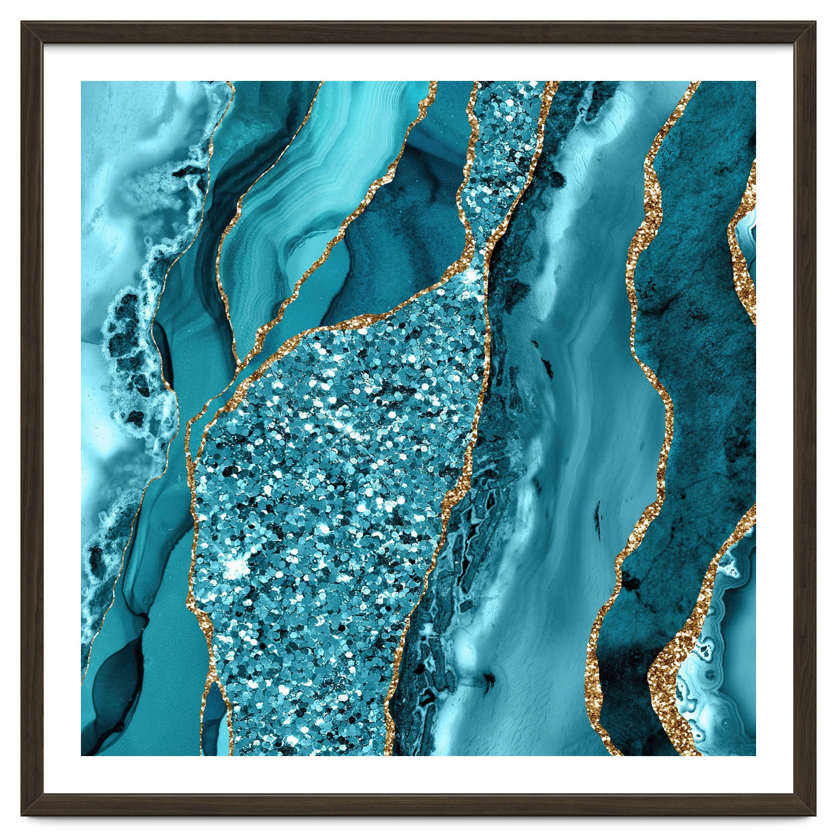 Agate Glitter Ocean Texture 11