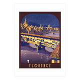 Florence At Night, The Bridge (Print Only) thumbnail