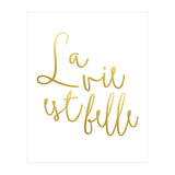 La vie est belle #society6 #typography #buyart (Print Only) thumbnail