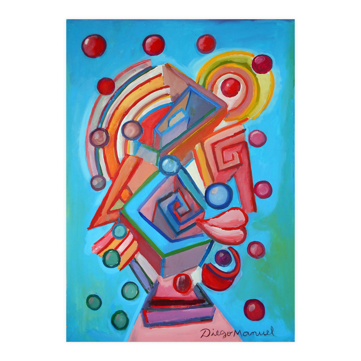 Retrato Cubista (Print Only)