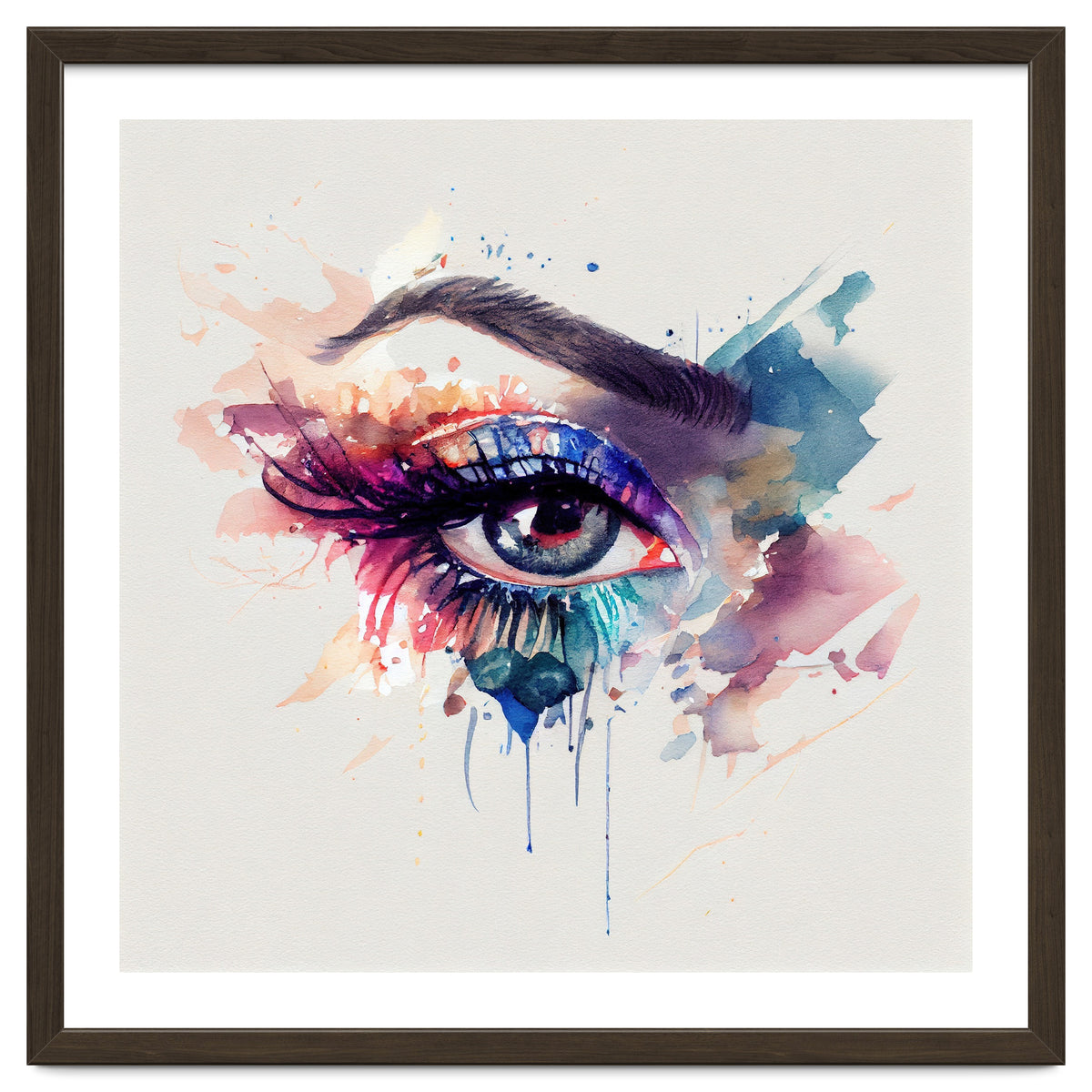 Watercolor Woman Eye #3