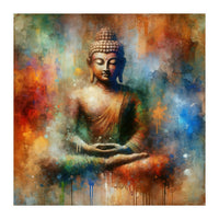 Tranquil Buddha Aura (Print Only)
