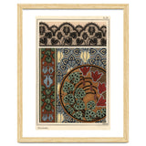 Cyclamen persicum motif in patterns for lace, wallpaper and fabric. thumbnail