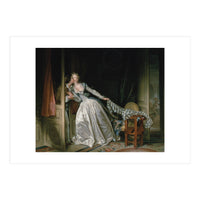 Jean-Honoré Fragonard – The Stolen Kiss | Elegant Rococo Romance & Secret Intimacy (Print Only)