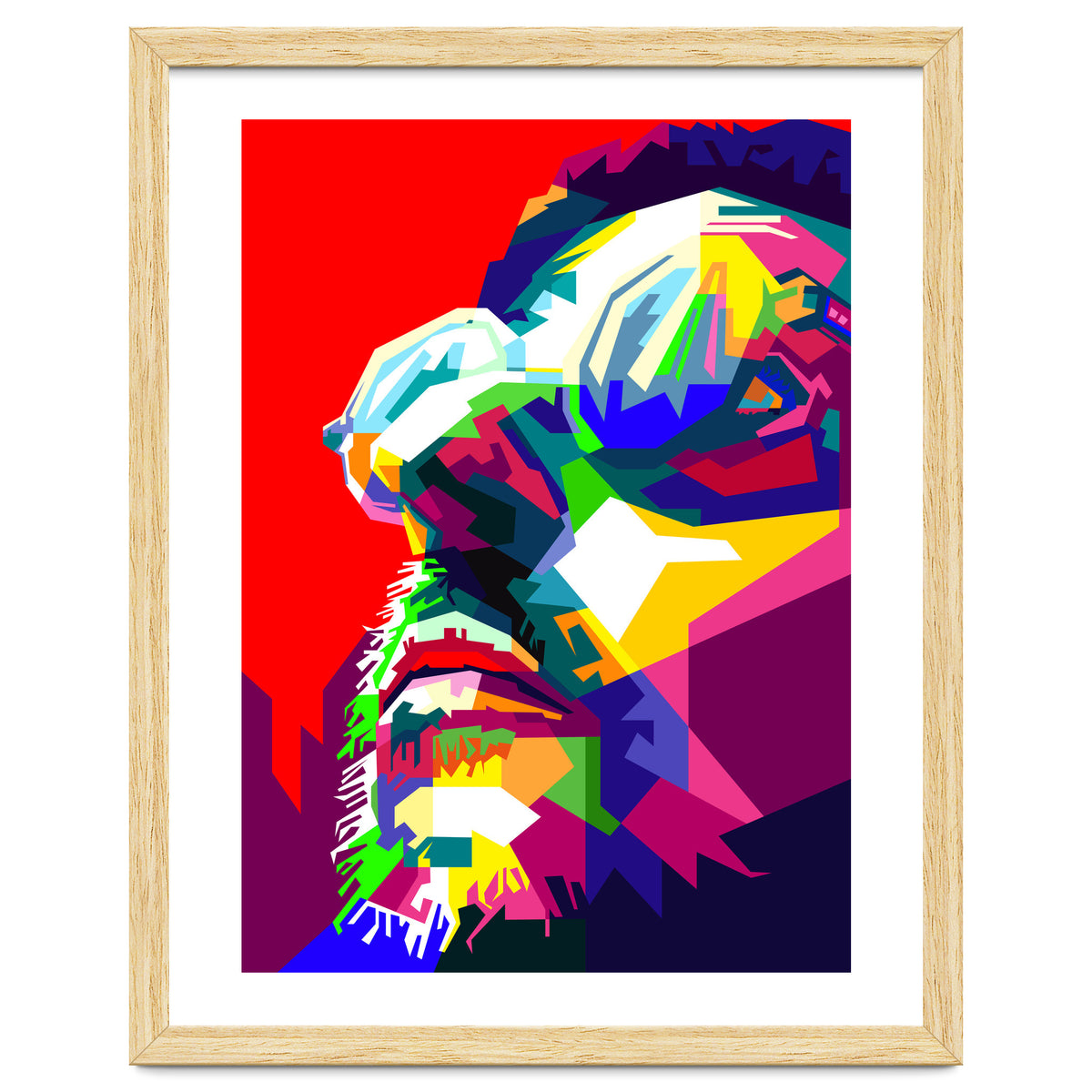 Leon The Professional Hollywood Actor Pop Art WPAP