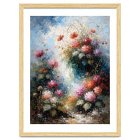 Ethereal Summer Garden Oil Painting