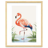Flamingo Watercolor Illustration thumbnail