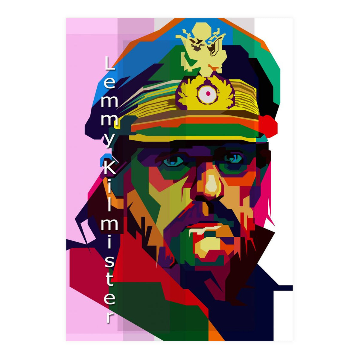 Lemmy Kilmister Motorhead English Metal Pop Art Wpap (Print Only)