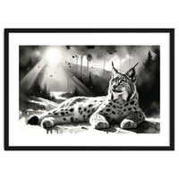 Lynx Resting In Sunlight