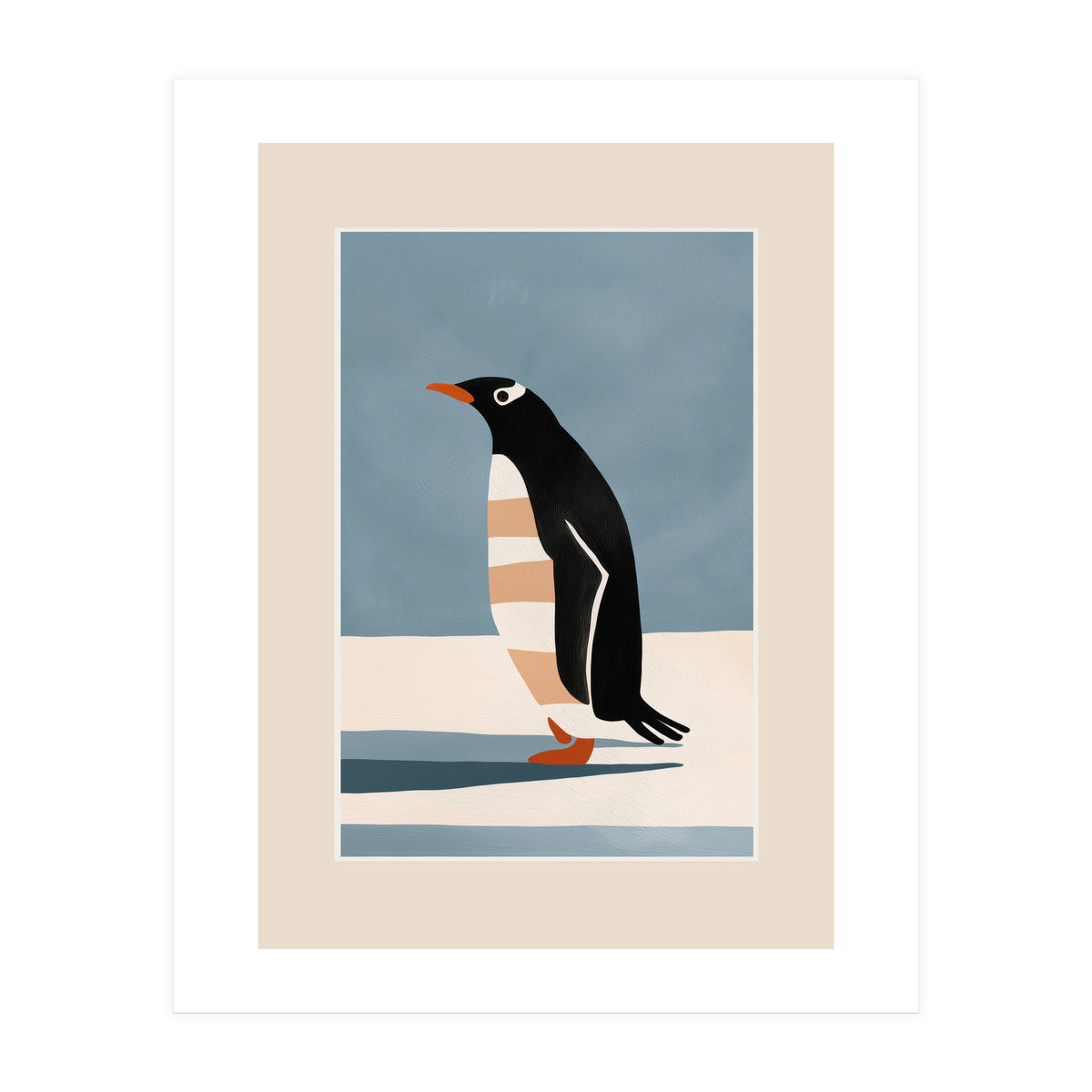 Penguin On Ice (Print Only)