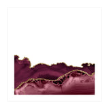 Burgundy & Gold Agate Texture 30  (Print Only) thumbnail