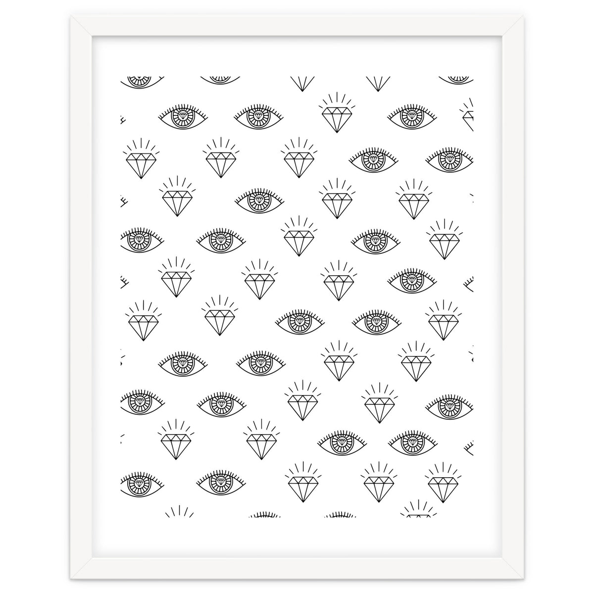 Diamond Eyes #society6 #decor #buyart