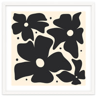 Abstract Monochrome Flowers 3