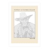 Portrait of Patience Escalier (1888) - Vincent van Gogh(ascii art)  (Print Only) thumbnail