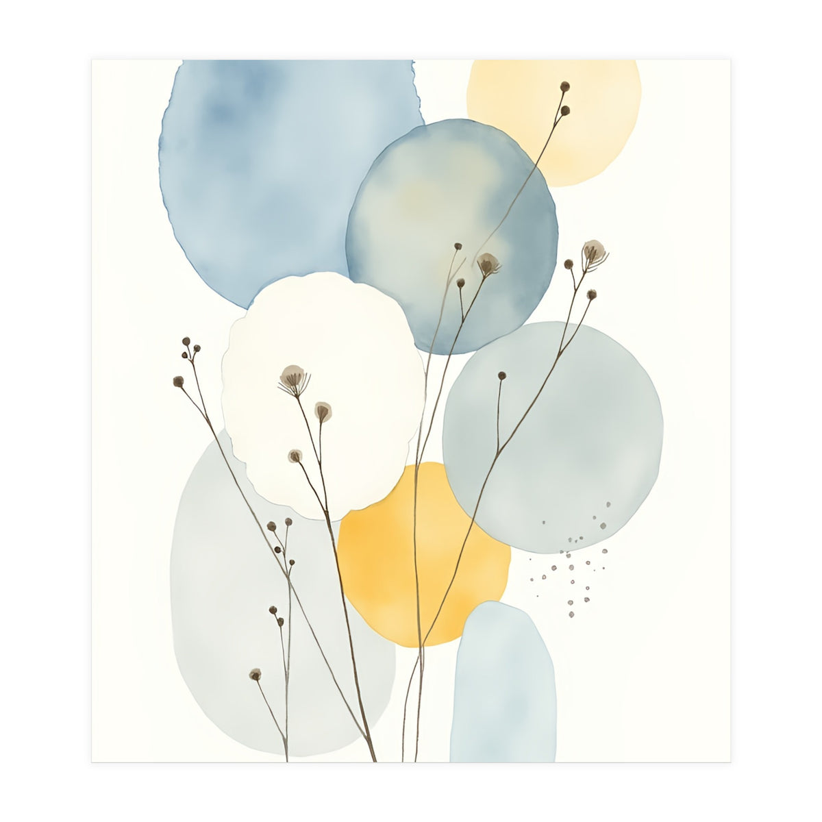 Modern Abstract Flower (Print Only)