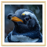 Macro view of a Penguin with Water Droplets thumbnail