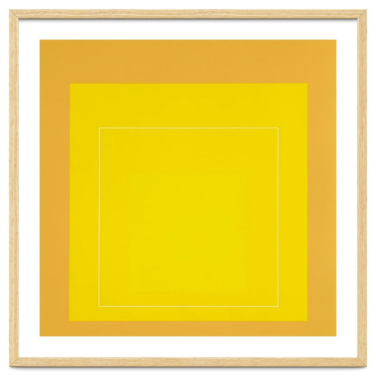 JOSEF ALBERS - HOMAGE TO THE SQUARE YELLOW