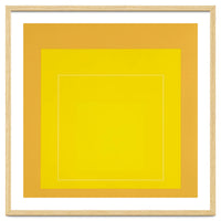 JOSEF ALBERS - HOMAGE TO THE SQUARE YELLOW