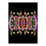 The Butterfly Effect Series 01, Paint Blot Mirror Colorful, Symmetrical Graphic, Eclectic Mandala (Print Only) thumbnail