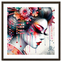 Ornate Bloom Modern Geisha