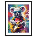 Koala Playing Guitar, Rock Graffiti thumbnail