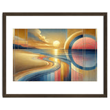 Sundown Serenity Scene In Art Deco thumbnail