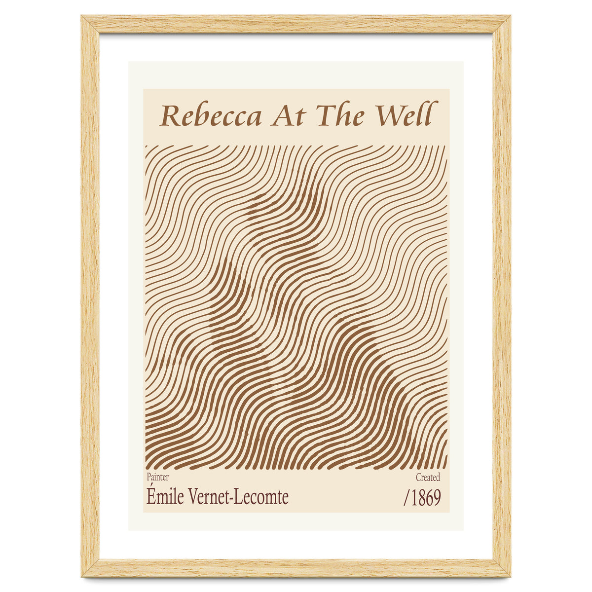 Rebecca At The Well – Émile Vernet Lecomte (1869)