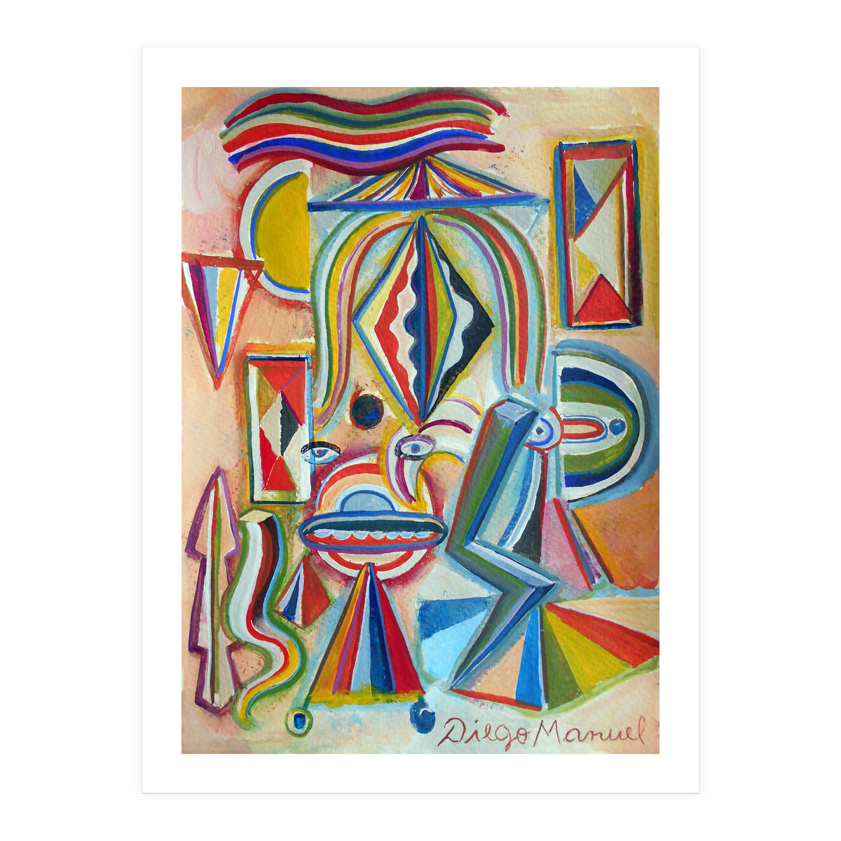 Abstracto Pop 2024 3 (Print Only)