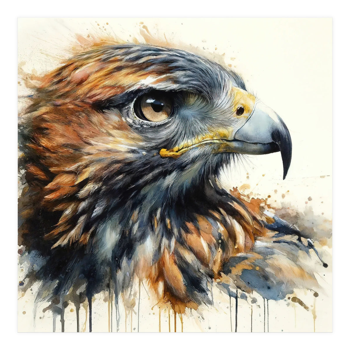 Eagle Gaze Across The Horizon (Print Only)