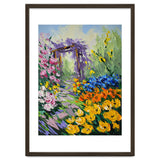 Sun-Drenched Garden Pergola Oil Painting thumbnail