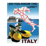 Italy Map (Print Only) thumbnail