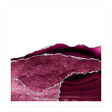 Burgundy & Silver Agate Texture 14  (Print Only) thumbnail