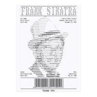 Receipt Art Frank Sinatra (Print Only)