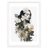 Collage Of A Woman And Flowers thumbnail