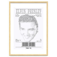 Receipt Art Elvis Presley