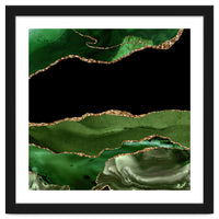 Green & Gold Agate Texture 16