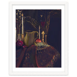 Dark Baroque Table still life moody still life oils thumbnail