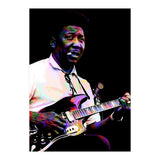 Muddy Waters American Blues Singer Legend Colorful Art (Print Only) thumbnail
